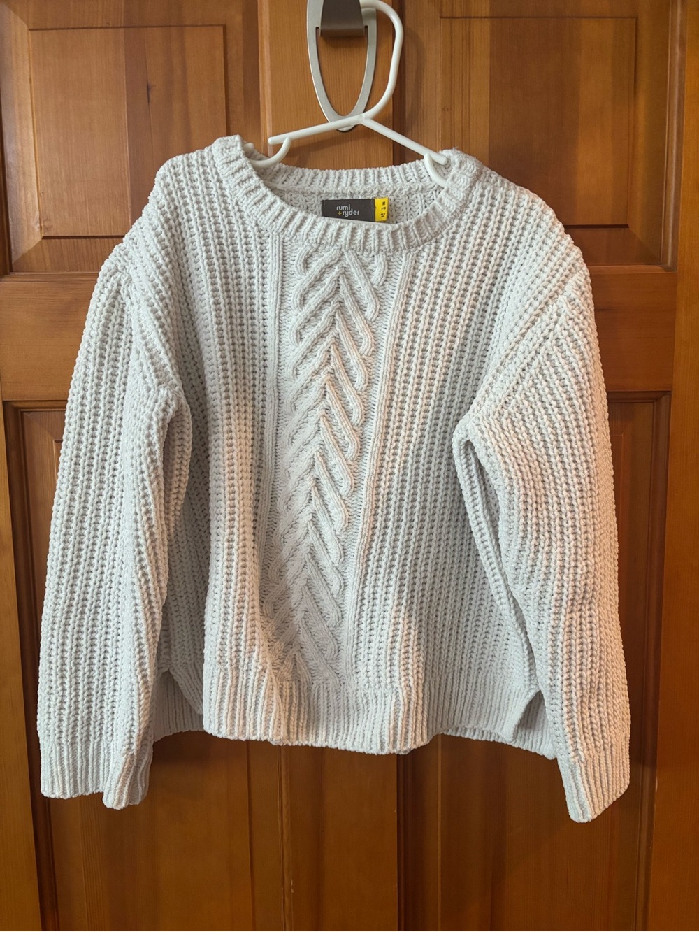 Kids Cream Cable-Knit Sweater - Rumi Ryder